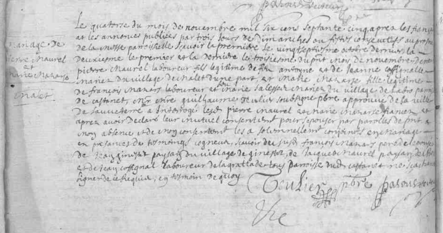 Mariage Maurel Pierre - Mazars Marie 14_11_1675.jpg